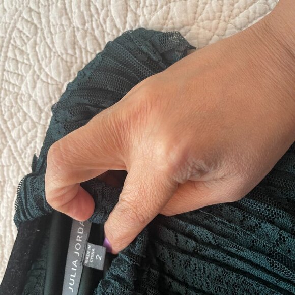 Julia Jordan Emerald Green Cocktail Dress, NWT, Size 2 - Picture 10 of 16